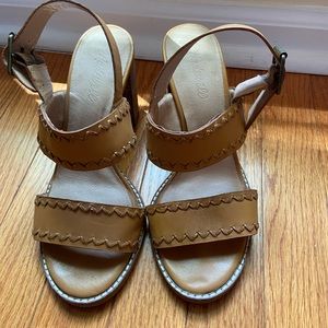Madewell chunky wedge sandals
